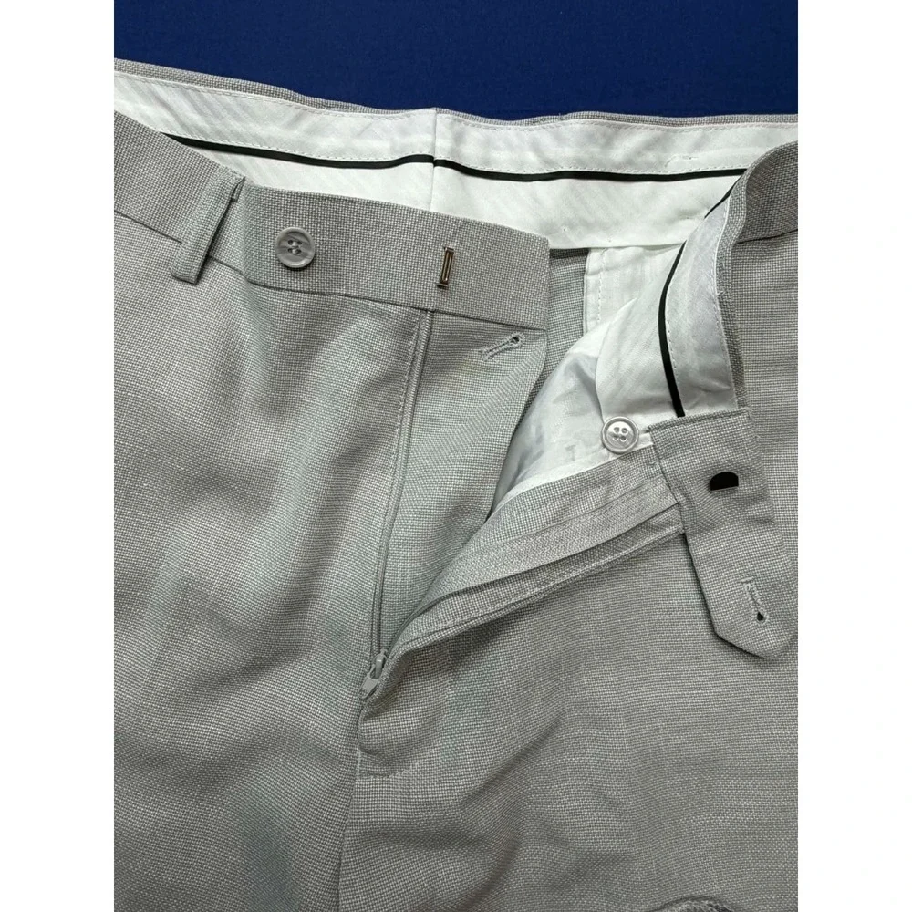 Vintage NWT Falcone Suit‎ Dress Pants Model BUD 2PC Gray Size 44R W38